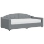 Sofa bed with light gray fabric mattress 90x190 cm by vidaXL, Beds and slatted bases - Ref: Foro24-3197522, Price: 349,77 €, ...