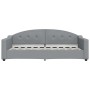 Sofa bed with light gray fabric mattress 90x190 cm by vidaXL, Beds and slatted bases - Ref: Foro24-3197522, Price: 349,77 €, ...