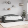 Sofa bed with dark gray fabric mattress 80x200 cm by vidaXL, Beds and slatted bases - Ref: Foro24-3197508, Price: 330,12 €, D...