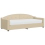 Sofá cama con colchón tela crema 80x200 cm de vidaXL, Camas y somieres - Ref: Foro24-3197511, Precio: 330,12 €, Descuento: %