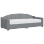 Sofa bed with light gray fabric mattress 80x200 cm by vidaXL, Beds and slatted bases - Ref: Foro24-3197507, Price: 330,12 €, ...