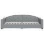 Sofa bed with light gray fabric mattress 80x200 cm by vidaXL, Beds and slatted bases - Ref: Foro24-3197507, Price: 330,12 €, ...