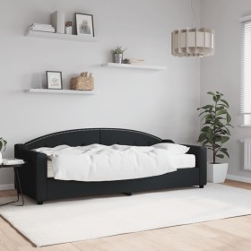 Sofá cama con colchón tela negro 80x200 cm de vidaXL, Camas y somieres - Ref: Foro24-3197509, Precio: 305,99 €, Descuento: %