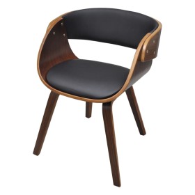 Bentwood and Faux Leather Dining Chair by vidaXL, dining chairs - Ref: Foro24-240708, Price: 156,99 €, Discount: %