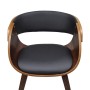 Bentwood and Faux Leather Dining Chair by vidaXL, dining chairs - Ref: Foro24-240708, Price: 158,05 €, Discount: %