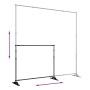 Schwarzer Stahl-Hintergrundstütze 254x243 cm von vidaXL, Studiomontagen - Ref: Foro24-190267, Preis: 86,48 €, Rabatt: %