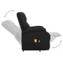 Sillón de masaje elevable tela negro de vidaXL, Sillones de masaje eléctricos - Ref: Foro24-329711, Precio: 409,48 €, Descuen...