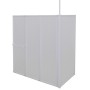 Shower wall enclosure in L-shape with 4 folding panels 70x120x137 cm by vidaXL, shower doors - Ref: Foro24-140787, Price: 191...