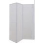 Shower wall enclosure in L-shape with 4 folding panels 70x120x137 cm by vidaXL, shower doors - Ref: Foro24-140787, Price: 191...