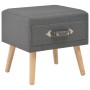 Nightstands 2 units 40x35x40 cm dark gray fabric by vidaXL, Nightstands - Ref: Foro24-276379, Price: 107,73 €, Discount: %