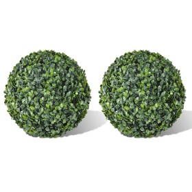 Artificial boxwood ball bush 2 units 35 cm by vidaXL, artificial flora - Ref: Foro24-40872, Price: 45,29 €, Discount: %