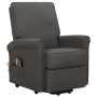 Sillón de masaje elevable tela gris oscuro de vidaXL, Sillones de masaje eléctricos - Ref: Foro24-329730, Precio: 267,69 €, D...