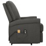 Sillón de masaje elevable tela gris oscuro de vidaXL, Sillones de masaje eléctricos - Ref: Foro24-329730, Precio: 267,69 €, D...