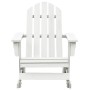 White wooden garden rocking chair by vidaXL, Garden chairs - Ref: Foro24-40861, Price: 99,78 €, Discount: %