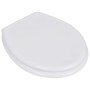 Asiento inodoro WC MDF tapa diseño blanco de vidaXL, Asientos de inodoros y bidés - Ref: Foro24-140801, Precio: 34,62 €, Desc...