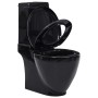 Ceramic toilet with black cistern by vidaXL, Bathrooms - Ref: Foro24-140298, Price: 214,64 €, Discount: %