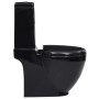 Ceramic toilet with black cistern by vidaXL, Bathrooms - Ref: Foro24-140298, Price: 214,64 €, Discount: %