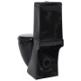 Ceramic toilet with black cistern by vidaXL, Bathrooms - Ref: Foro24-140298, Price: 214,64 €, Discount: %