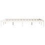 Estructura de cama madera maciza de pino blanco 180x200 cm de vidaXL, Camas y somieres - Ref: Foro24-835764, Precio: 144,67 €...