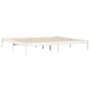 Estructura de cama madera maciza de pino blanco 180x200 cm de vidaXL, Camas y somieres - Ref: Foro24-835764, Precio: 144,67 €...