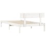 Estructura de cama madera maciza de pino blanco 90x200 cm de vidaXL, Camas y somieres - Ref: Foro24-835785, Precio: 110,69 €,...