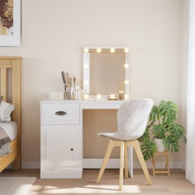 Dressing table with bright white LED lights 90x42x132.5 cm by vidaXL, Bedroom Dressers - Ref: Foro24-834972, Price: 113,76 €,...