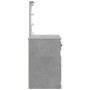 Dresser with concrete gray LED lights 90x42x132.5 cm by vidaXL, Bedroom Dressers - Ref: Foro24-834974, Price: 97,99 €, Discou...