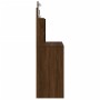 Dressing table with LED lights brown oak 96x40x142 cm by vidaXL, Bedroom Dressers - Ref: Foro24-837899, Price: 97,26 €, Disco...