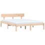 Estructura de cama madera maciza de pino 120x200 cm de vidaXL, Camas y somieres - Ref: Foro24-835790, Precio: 126,45 €, Descu...