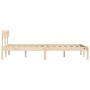 Estructura de cama madera maciza de pino 120x200 cm de vidaXL, Camas y somieres - Ref: Foro24-835790, Precio: 126,45 €, Descu...