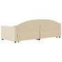 Trundle sofa bed cream fabric 80x200 cm by vidaXL, Beds and slatted bases - Ref: Foro24-3197529, Price: 269,81 €, Discount: %