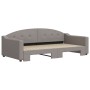 Sofá cama nido tela gris taupe 100x200 cm de vidaXL, Camas y somieres - Ref: Foro24-3197538, Precio: 286,94 €, Descuento: %