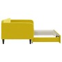 Sofá cama nido terciopelo amarillo 100x200 cm de vidaXL, Camas y somieres - Ref: Foro24-3197075, Precio: 313,97 €, Descuento: %