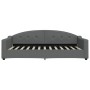 Sofá cama nido tela gris oscuro 100x200 cm de vidaXL, Camas y somieres - Ref: Foro24-3197536, Precio: 286,94 €, Descuento: %