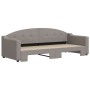 Sofá cama nido tela gris taupe 80x200 cm de vidaXL, Camas y somieres - Ref: Foro24-3197528, Precio: 275,12 €, Descuento: %