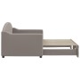 Sofá cama nido tela gris taupe 80x200 cm de vidaXL, Camas y somieres - Ref: Foro24-3197528, Precio: 275,12 €, Descuento: %