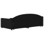 Sofá cama nido tela negro 90x200 cm de vidaXL, Camas y somieres - Ref: Foro24-3197532, Precio: 293,90 €, Descuento: %