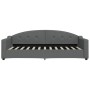 Sofá cama nido tela gris oscuro 90x200 cm de vidaXL, Camas y somieres - Ref: Foro24-3197531, Precio: 325,26 €, Descuento: %