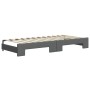 Sofá cama nido tela gris oscuro 90x200 cm de vidaXL, Camas y somieres - Ref: Foro24-3197531, Precio: 325,99 €, Descuento: %