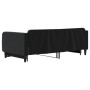 Sofá cama nido terciopelo negro 100x200 cm de vidaXL, Camas y somieres - Ref: Foro24-3197074, Precio: 283,10 €, Descuento: %