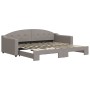 Sofá cama nido tela gris taupe 90x200 cm de vidaXL, Camas y somieres - Ref: Foro24-3197533, Precio: 290,29 €, Descuento: %