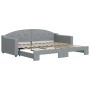 Sofá cama nido tela gris claro 90x200 cm de vidaXL, Camas y somieres - Ref: Foro24-3197530, Precio: 289,90 €, Descuento: %