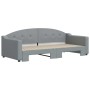 Sofá cama nido tela gris claro 90x200 cm de vidaXL, Camas y somieres - Ref: Foro24-3197530, Precio: 289,90 €, Descuento: %