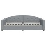 Trundle sofa bed light gray fabric 90x200 cm by vidaXL, Beds and slatted bases - Ref: Foro24-3197530, Price: 289,90 €, Discou...