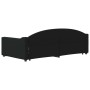 Trundle sofa bed black fabric 100x200 cm by vidaXL, Beds and slatted bases - Ref: Foro24-3197537, Price: 286,94 €, Discount: %