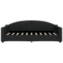 Sofá cama nido tela negro 90x190 cm de vidaXL, Camas y somieres - Ref: Foro24-3197542, Precio: 296,99 €, Descuento: %