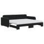 Trundle sofa bed with black velvet mattress 90x200 cm by vidaXL, Beds and slatted bases - Ref: Foro24-3196957, Price: 437,74 ...