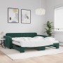 Sofá cama nido con colchón terciopelo verde oscuro 100x200 cm de vidaXL, Camas y somieres - Ref: Foro24-3196962, Precio: 448,...