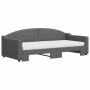 Sofá cama nido con colchón tela gris oscuro 90x200 cm de vidaXL, Camas y somieres - Ref: Foro24-3197549, Precio: 541,05 €, De...