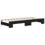 Sofá cama nido con colchón terciopelo negro 80x200 cm de vidaXL, Camas y somieres - Ref: Foro24-3196950, Precio: 461,13 €, De...